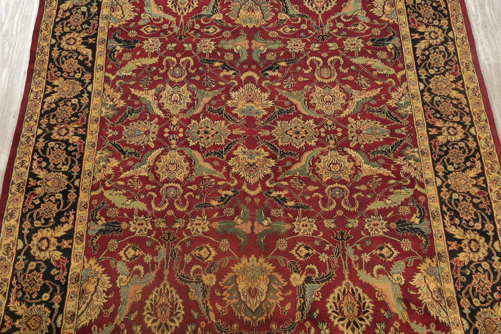 All-Over Floral Red Agra Oriental Area Rug 8x10