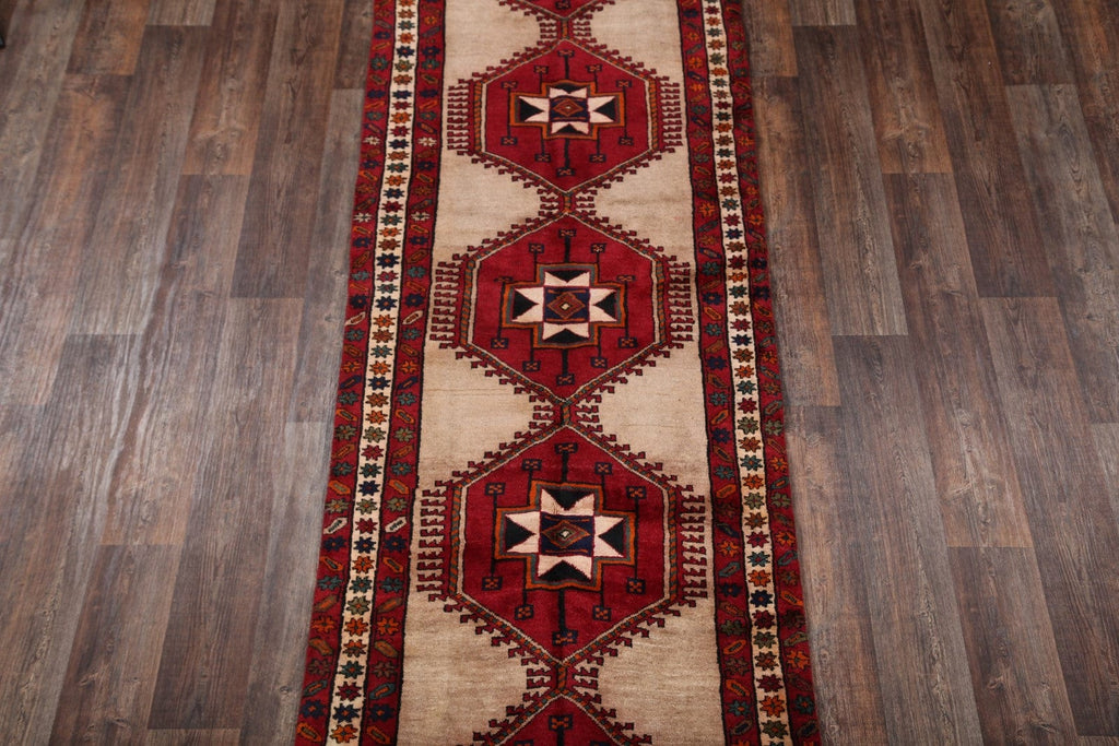 Geometric Ardebil Persian Runner Rug 4x13