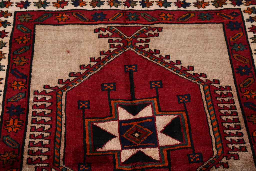 Geometric Ardebil Persian Runner Rug 4x13