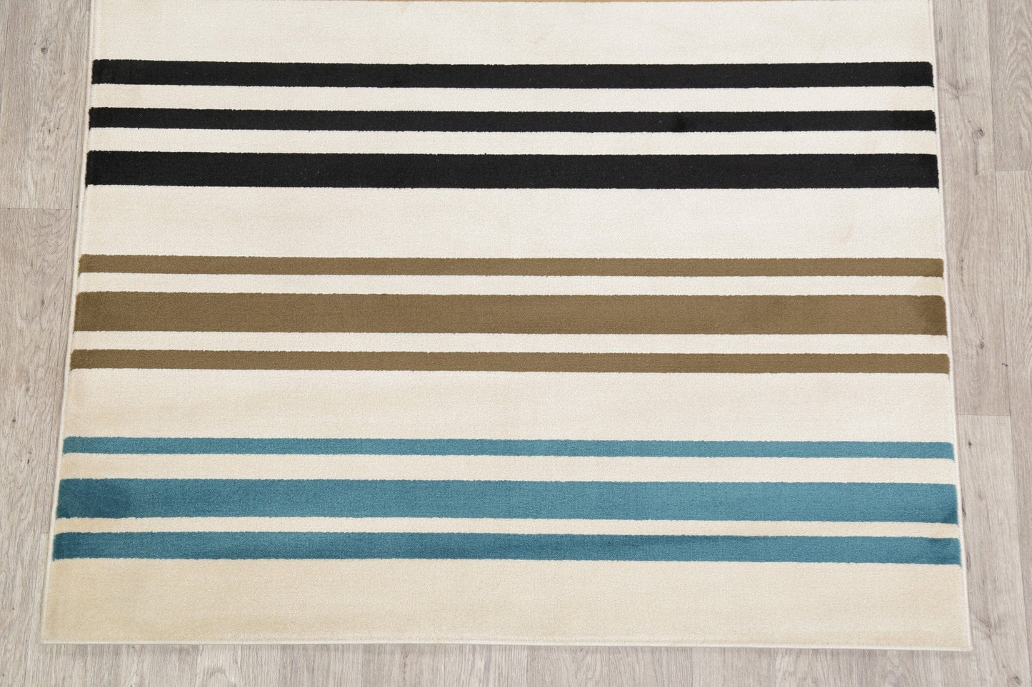 Stripe Beige Area Rug 5x8