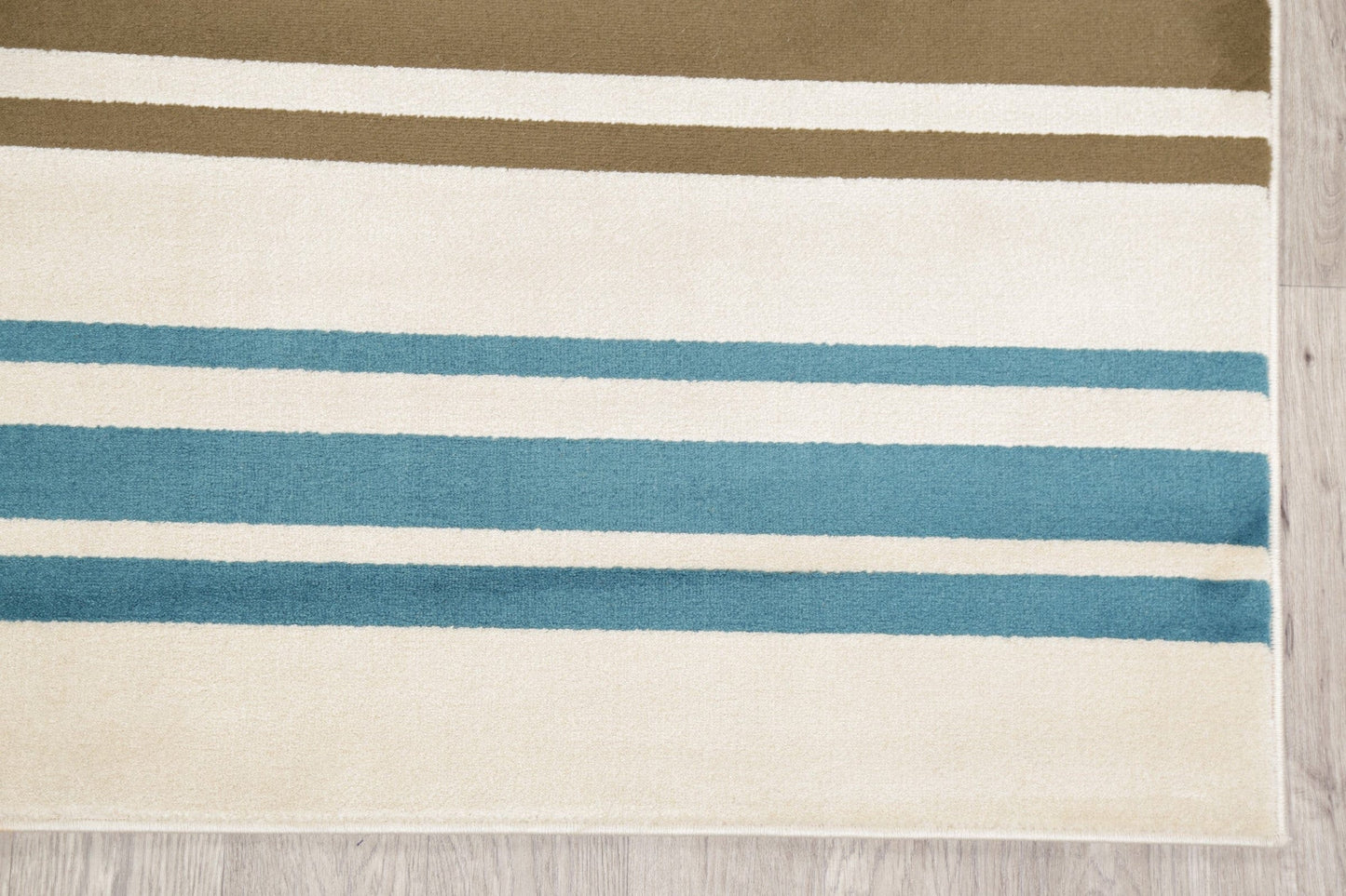 Stripe Beige Area Rug 5x8