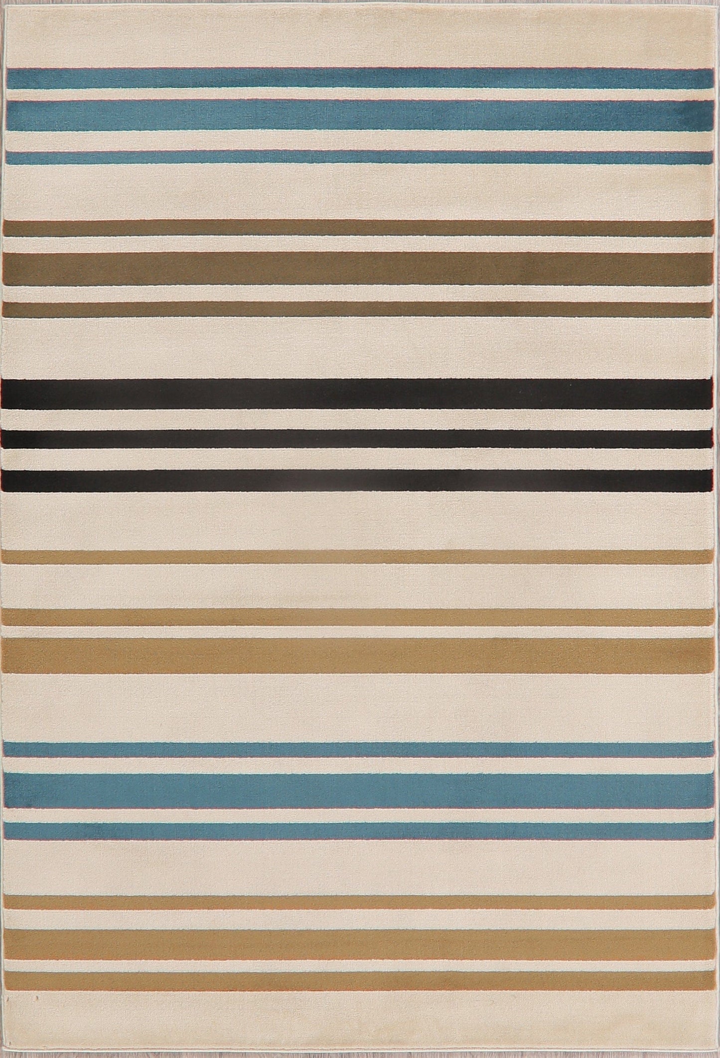 Stripe Beige Area Rug 5x8