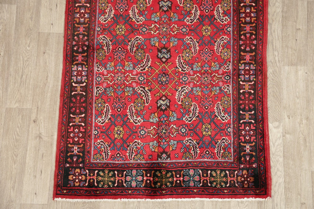 Vintage All-Over Floral Bidjar Persian Runner Rug 4x11