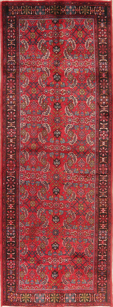 Vintage All-Over Floral Bidjar Persian Runner Rug 4x11