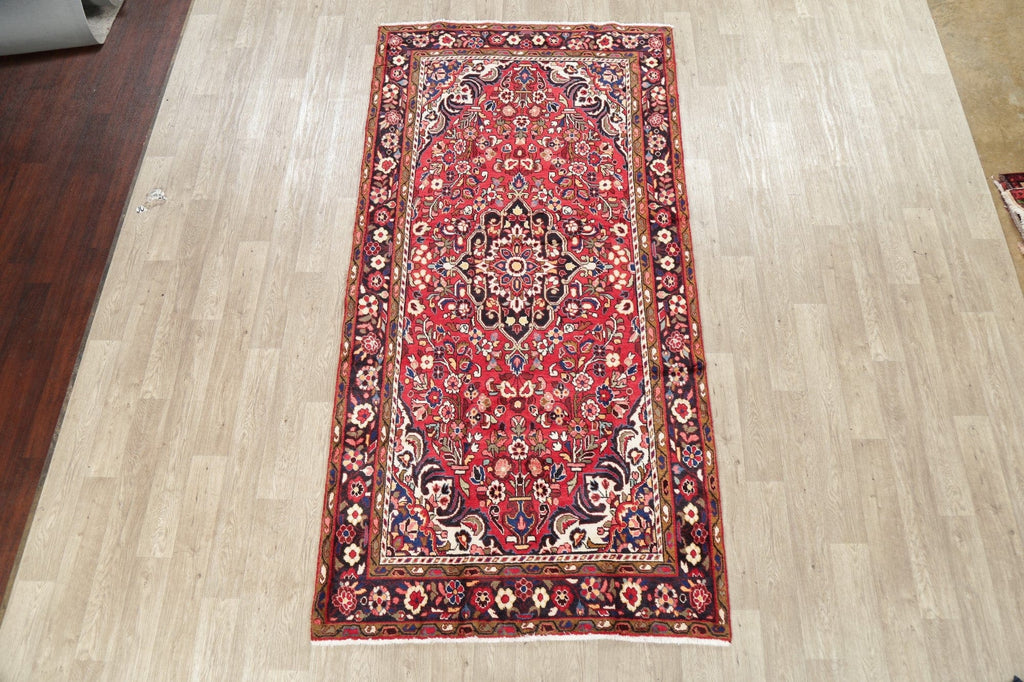 Floral Red Borchelu Persian Area Rug 5x10