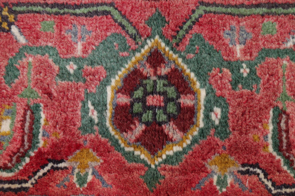 Vintage Geometric Heriz Serapi Persian Area Rug 8x11