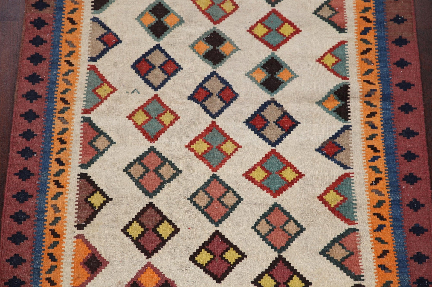 Geometric Kilim Persian Area Rug 4x6