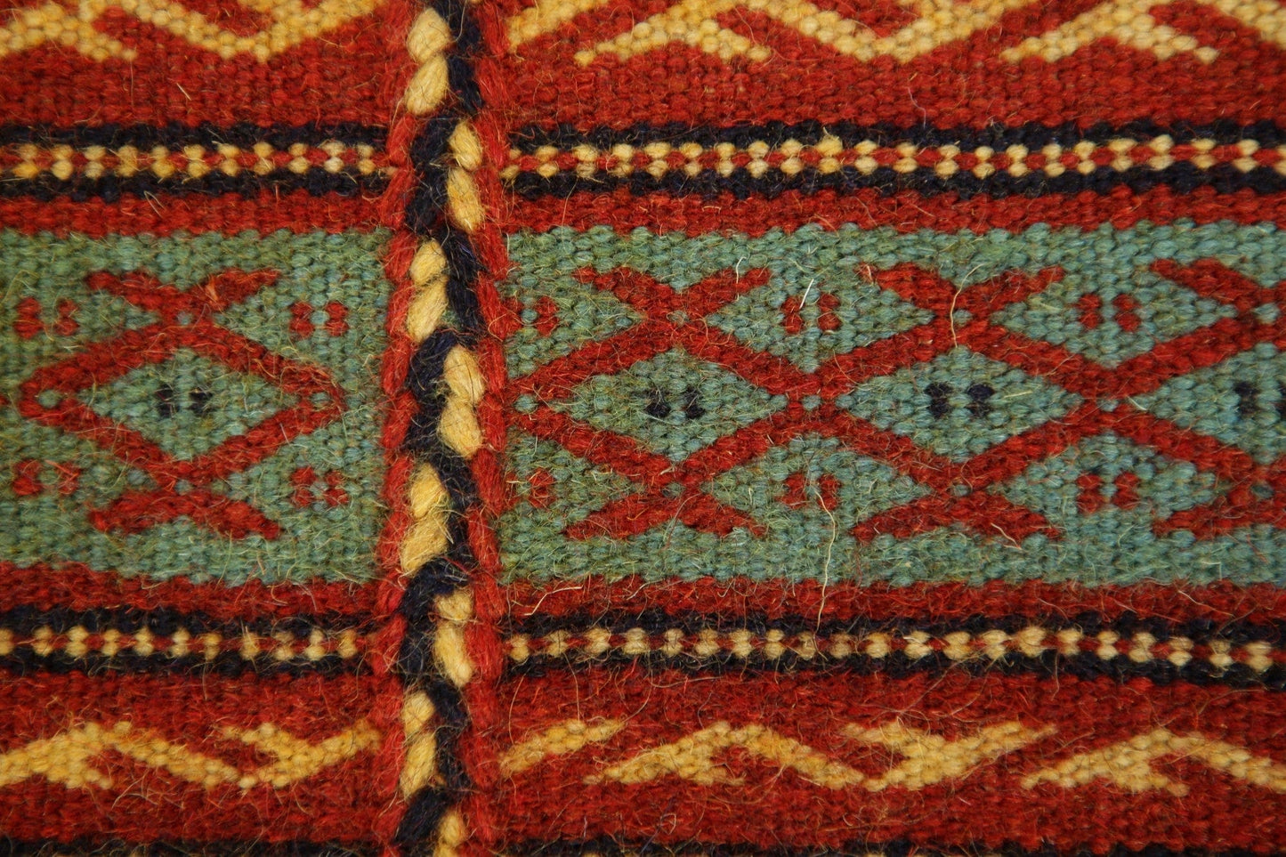 Striped Kilim Turkish Area Rug 3x5