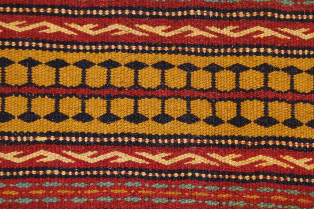 Stripe Kilim Turkish Area Rug 3x5