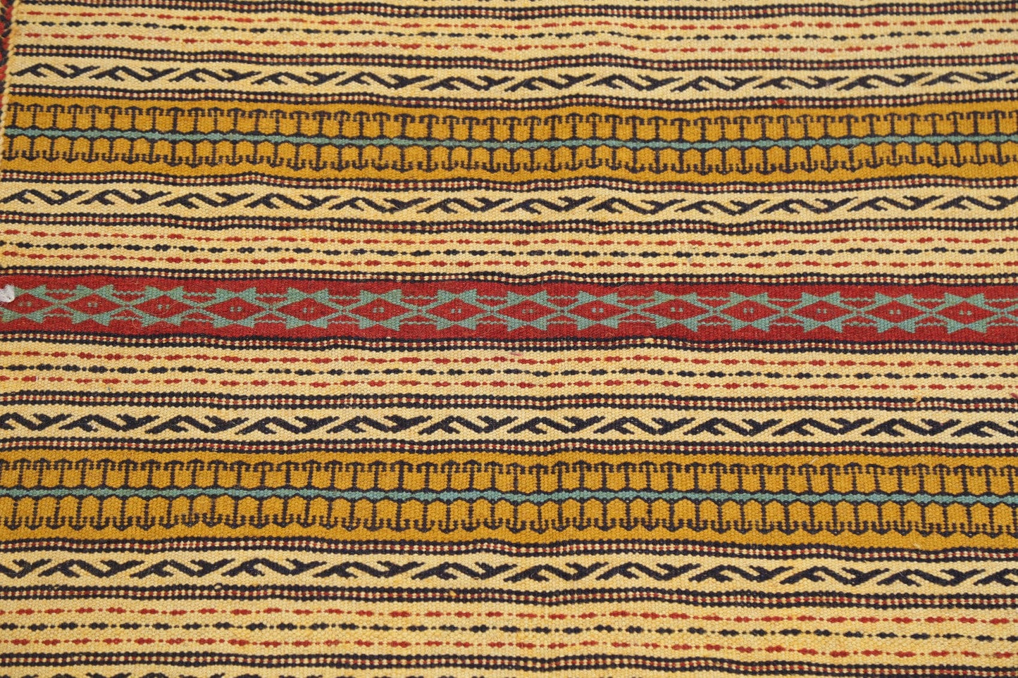 Stripe Kilim Turkish Area Rug 3x5