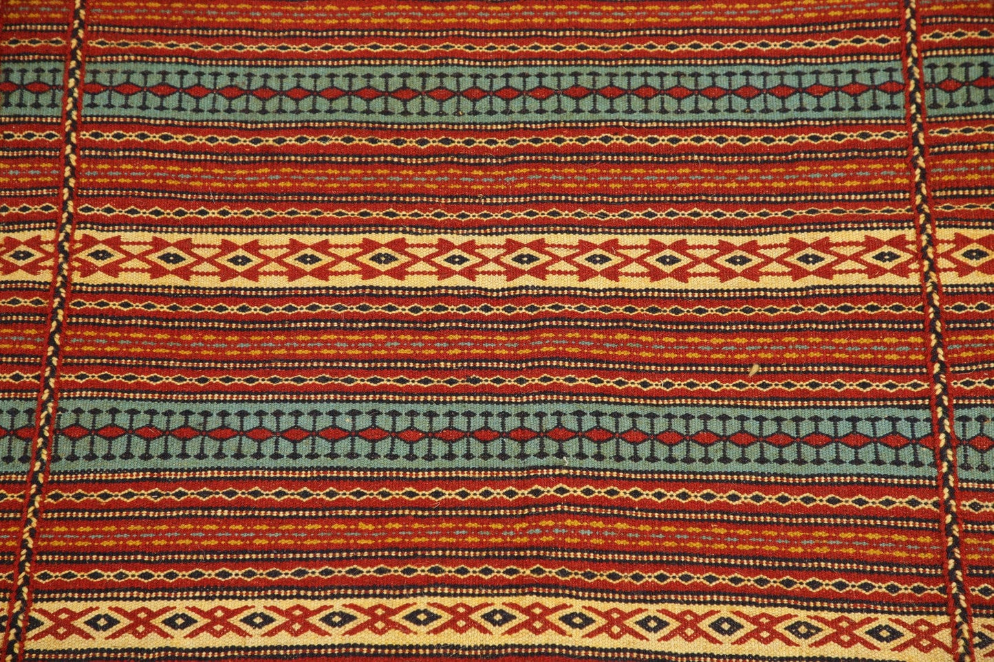 Striped kilim Turkish Area Rug 3x5