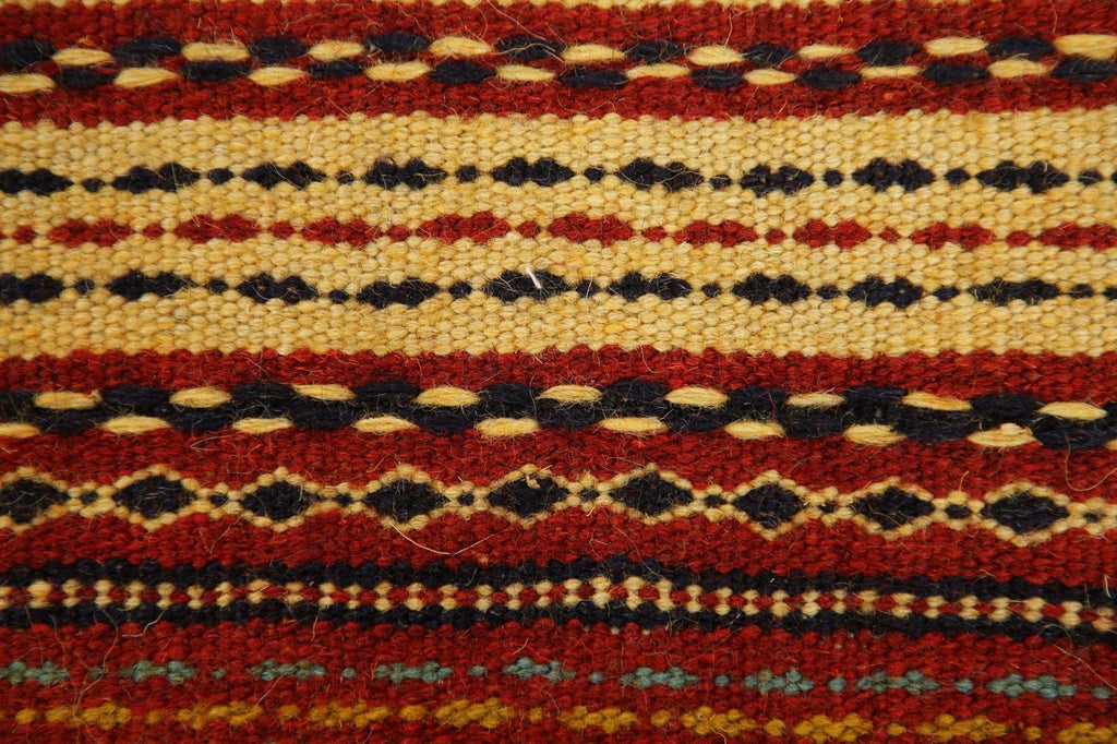 Striped kilim Turkish Area Rug 3x5