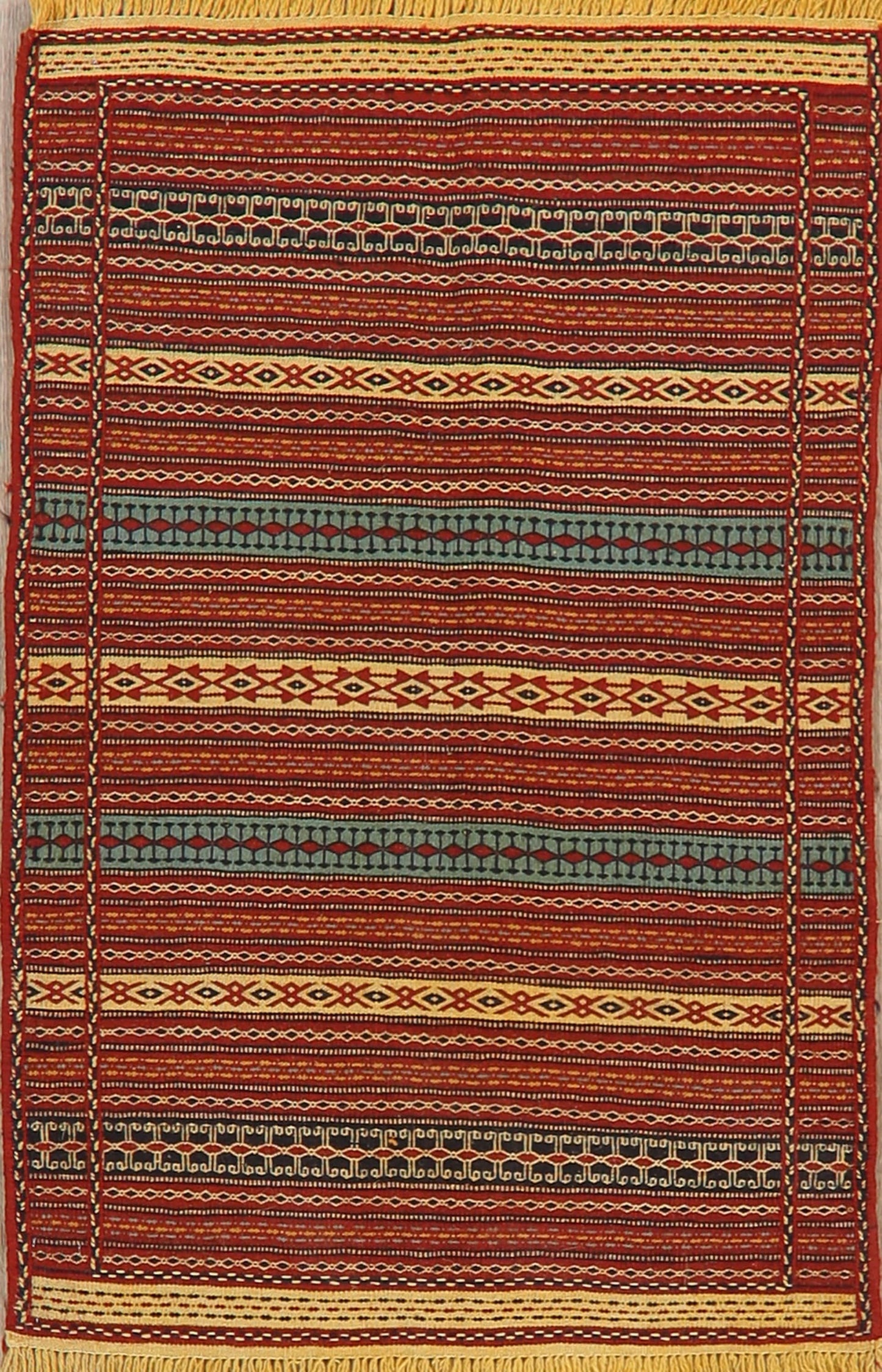 Striped kilim Turkish Area Rug 3x5