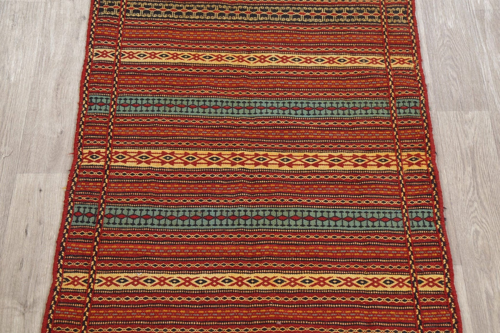 Stripe Kilim Turkish Area Rug 3x5