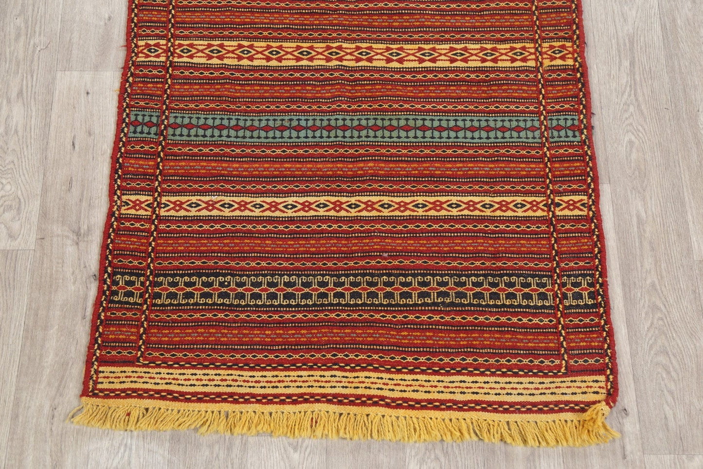 Stripe Kilim Turkish Area Rug 3x5