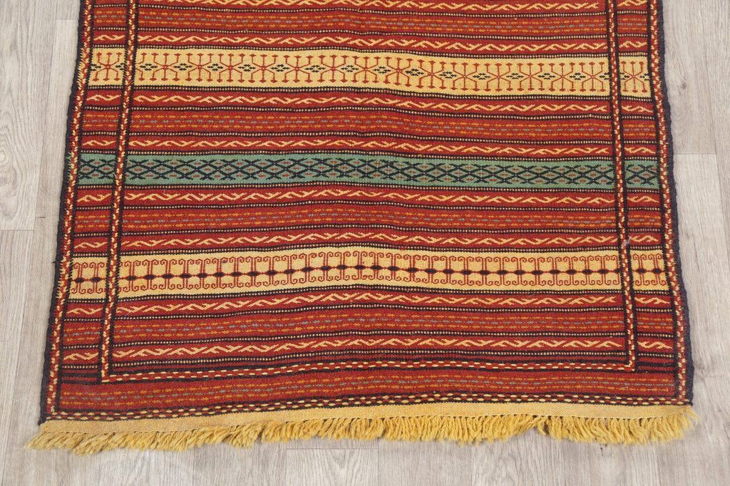 Stripe Kilim Turkish Area Rug 3x5