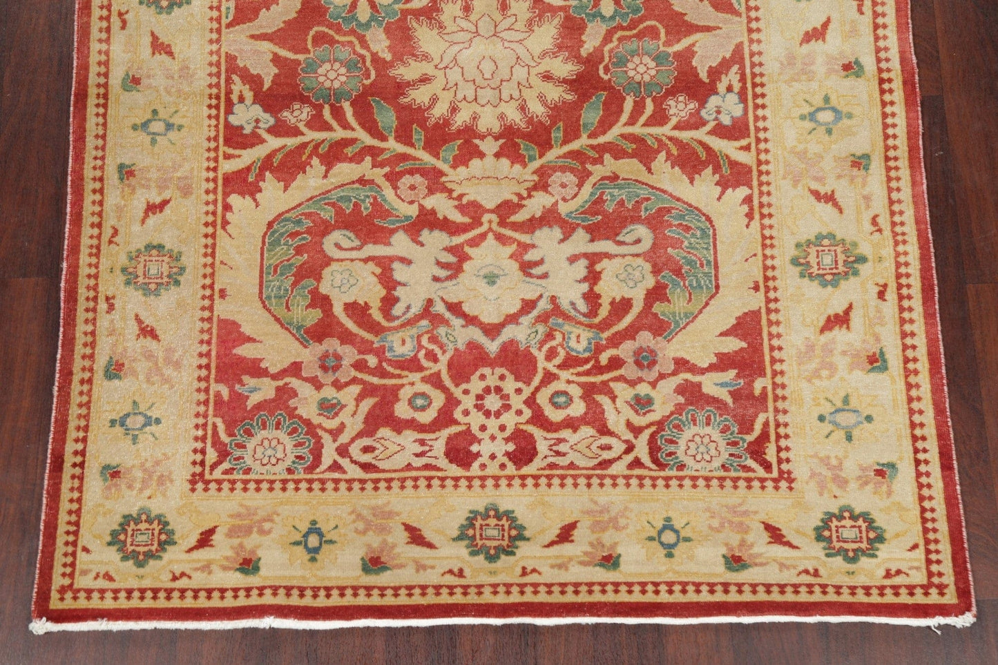 Floral Red Oushak Egyptian Area Rug 6x9