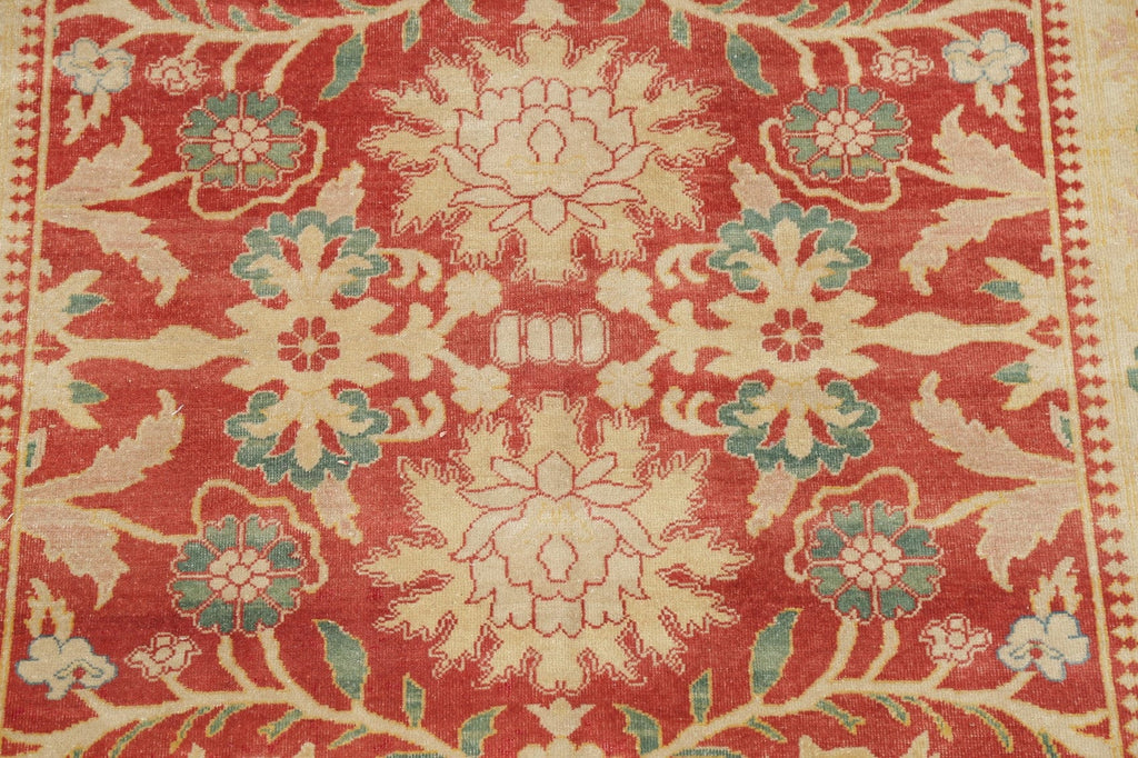 Floral Red Oushak Egyptian Area Rug 6x9