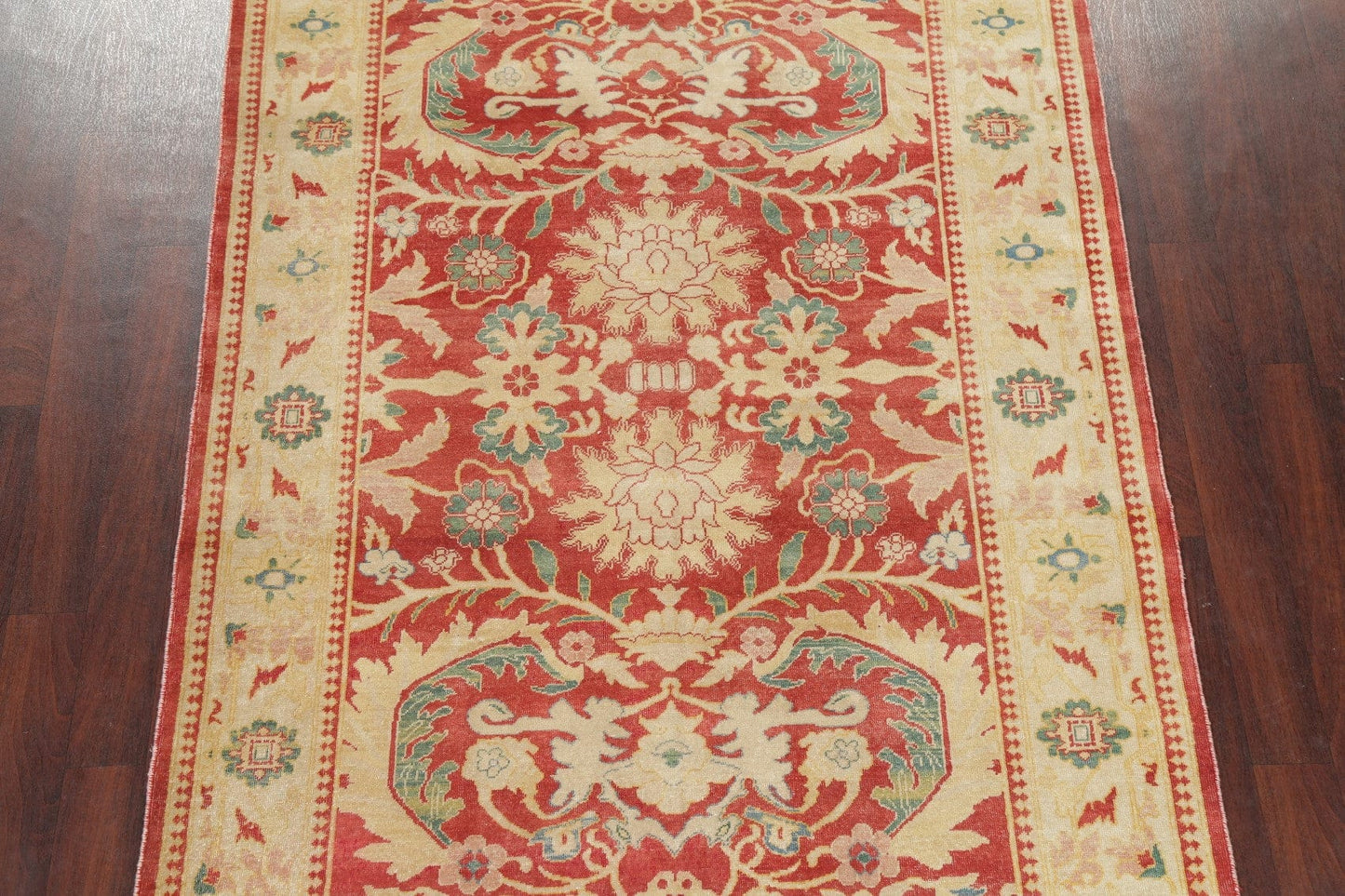 Floral Red Oushak Egyptian Area Rug 6x9