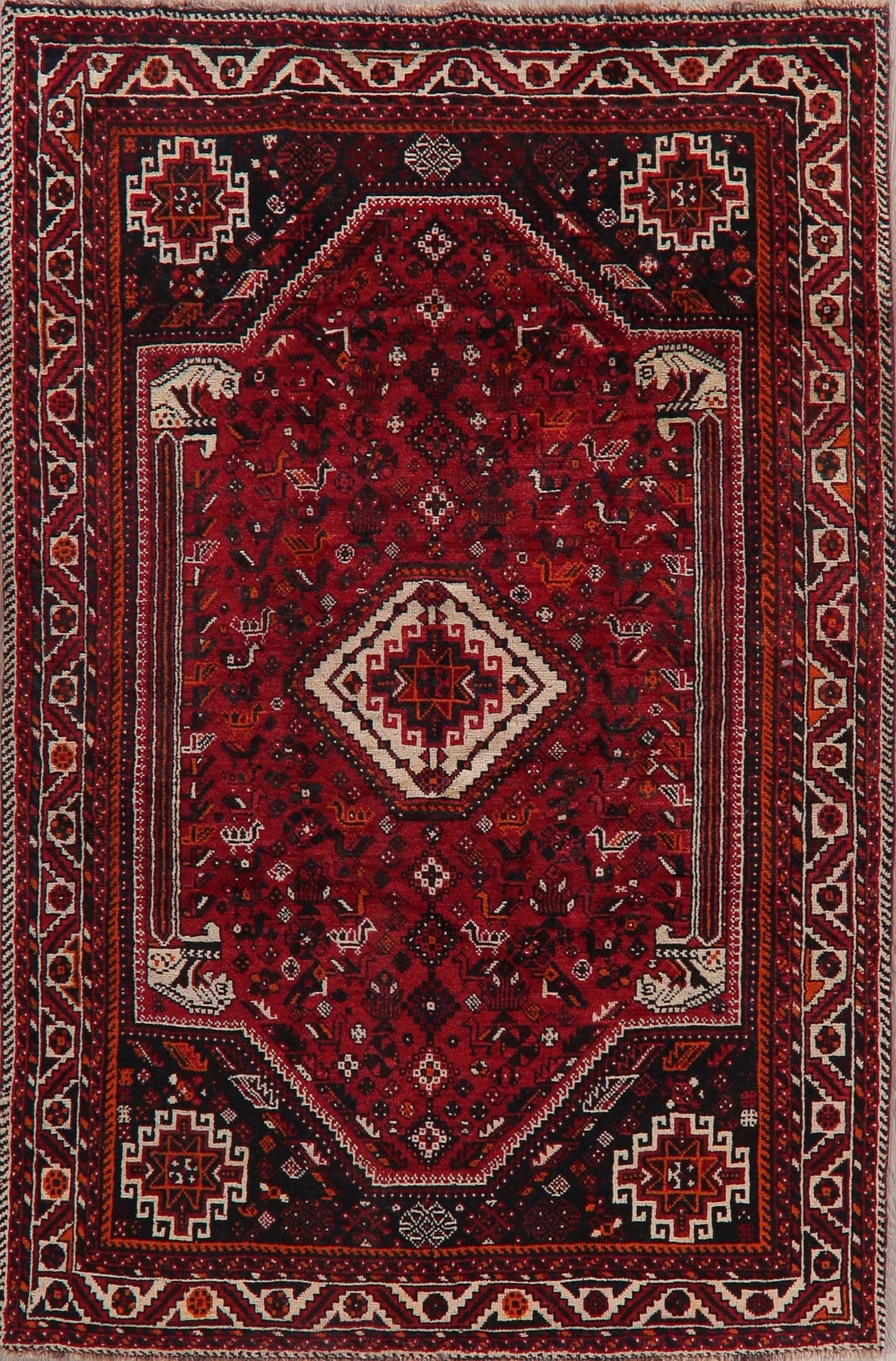 Vegetable Dye Tribal Lori Persian Area Rug 6x9