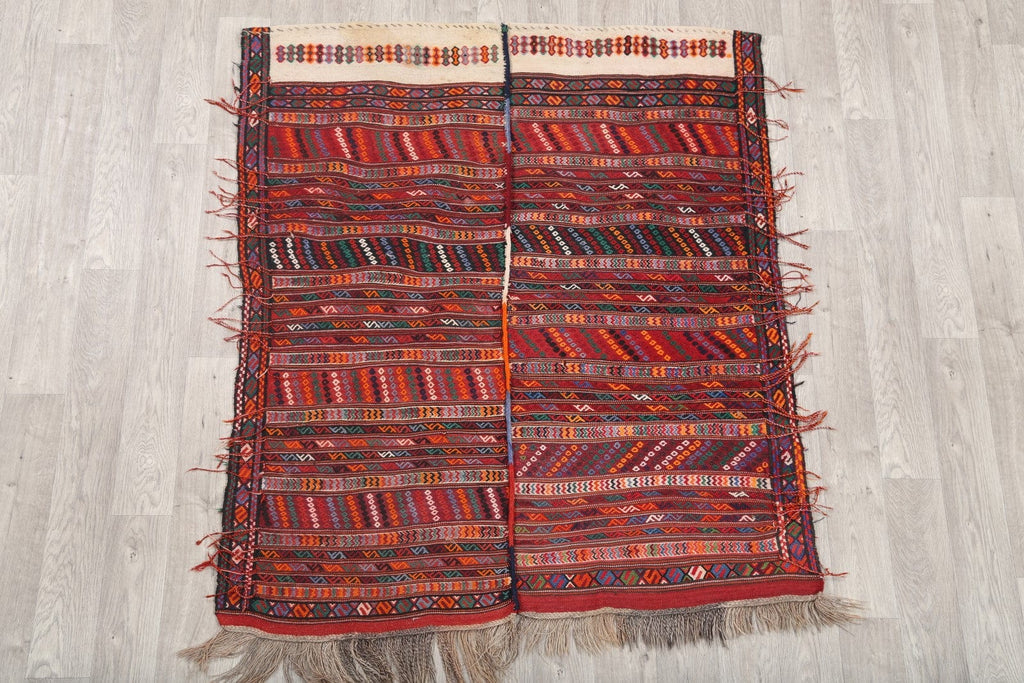 5x6 Sumak Kilim Oriental Area Rug