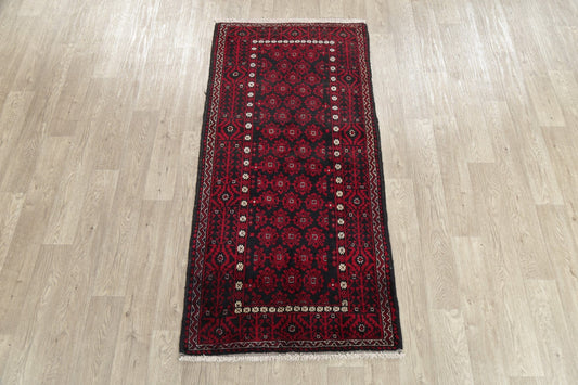 Geometric Balouch Persian Area Rug 3x6