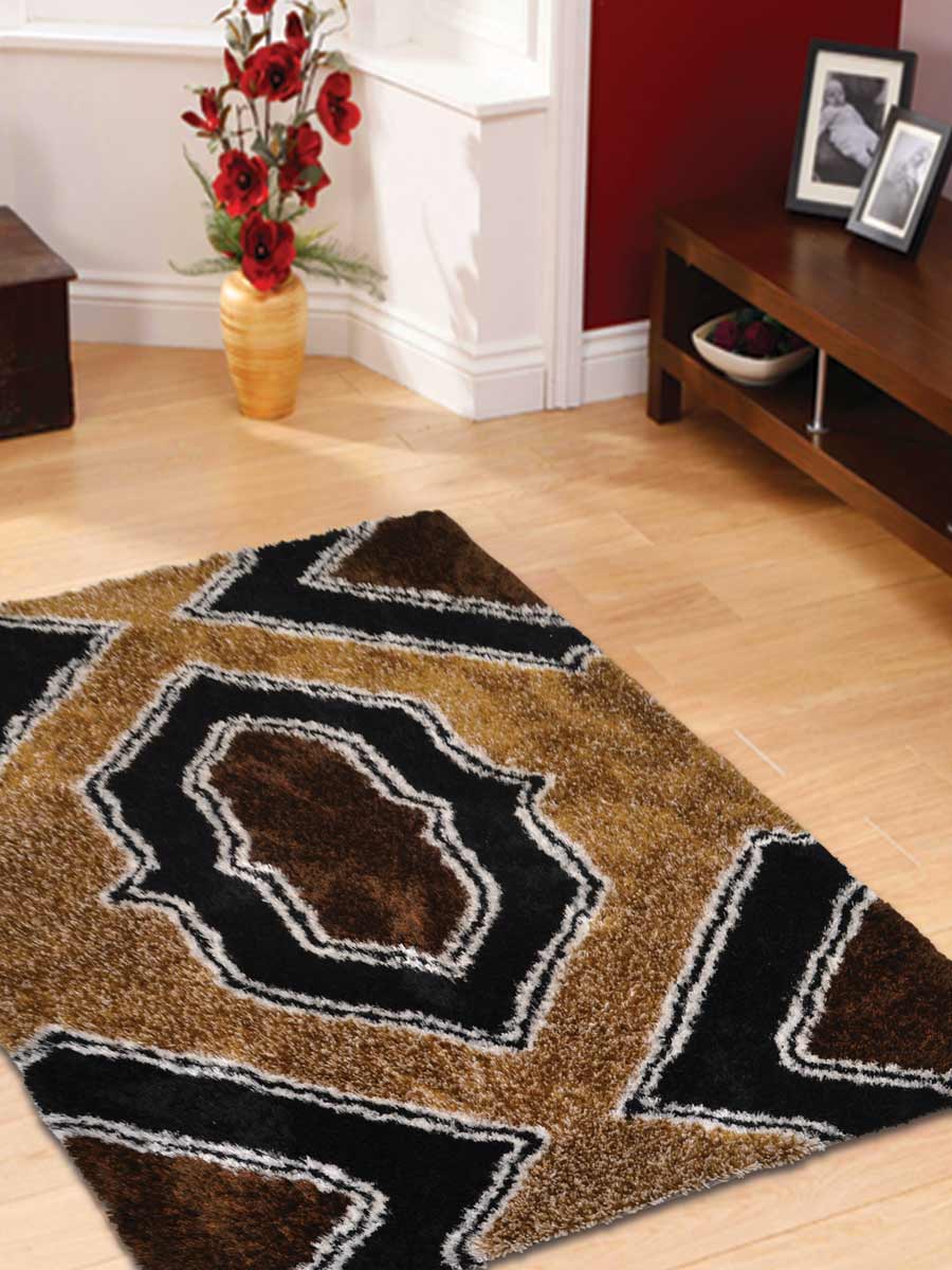 5x8 Shaggy Oriental Area Rug