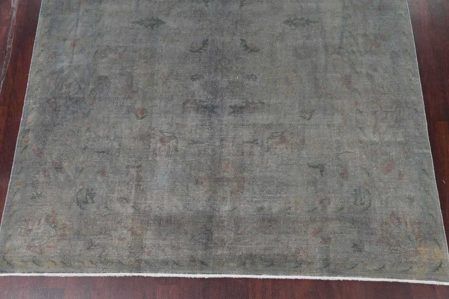 Antique Over-dyed Oushak Turkish Area Rug 8x11