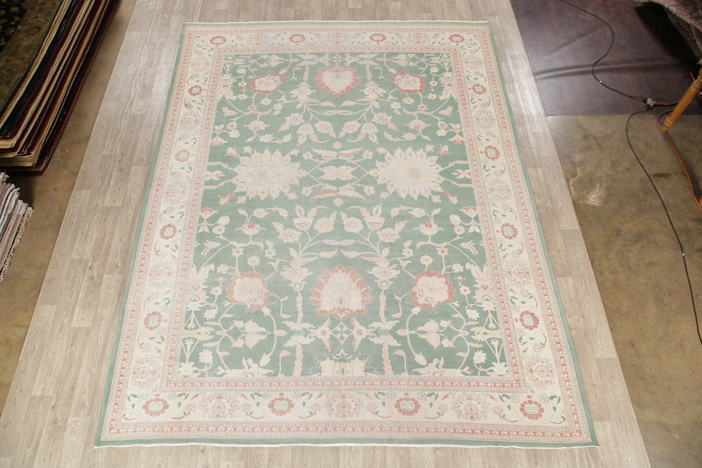 Antique Look Floral Oushak Turkish Area Rug 10x13