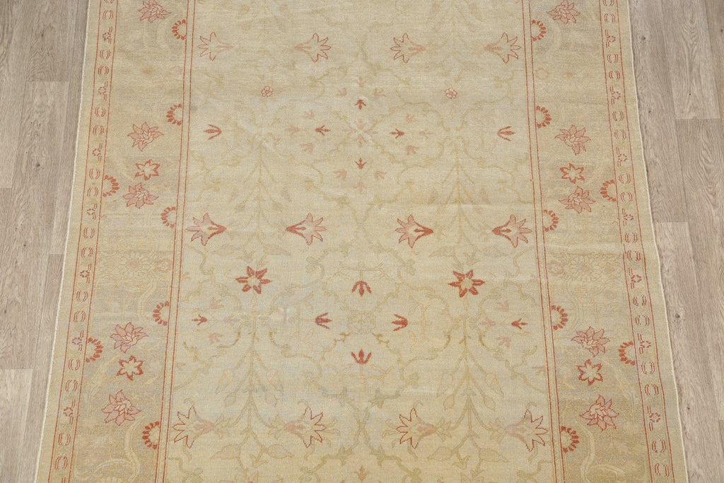 Antique Look Flora Oushak Turkish Area Rug 6x8