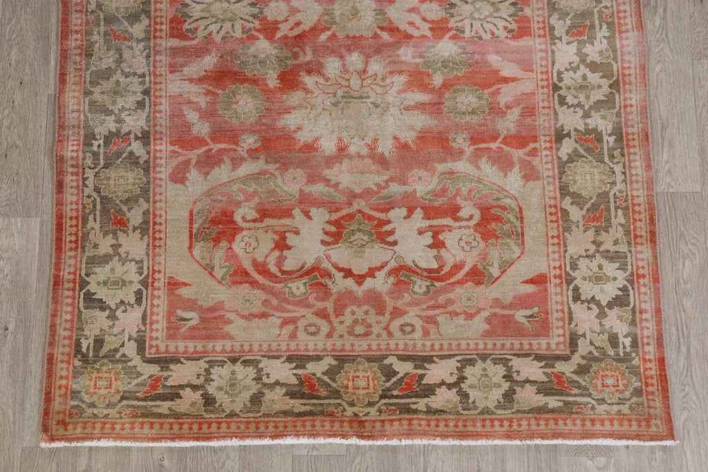 Vegetable Dye Oushak Turkish Area Rug 6x9