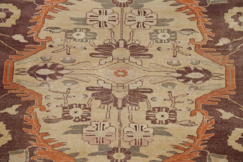 Vegetable Dye Oushak Egyptian Area Rug 5x8