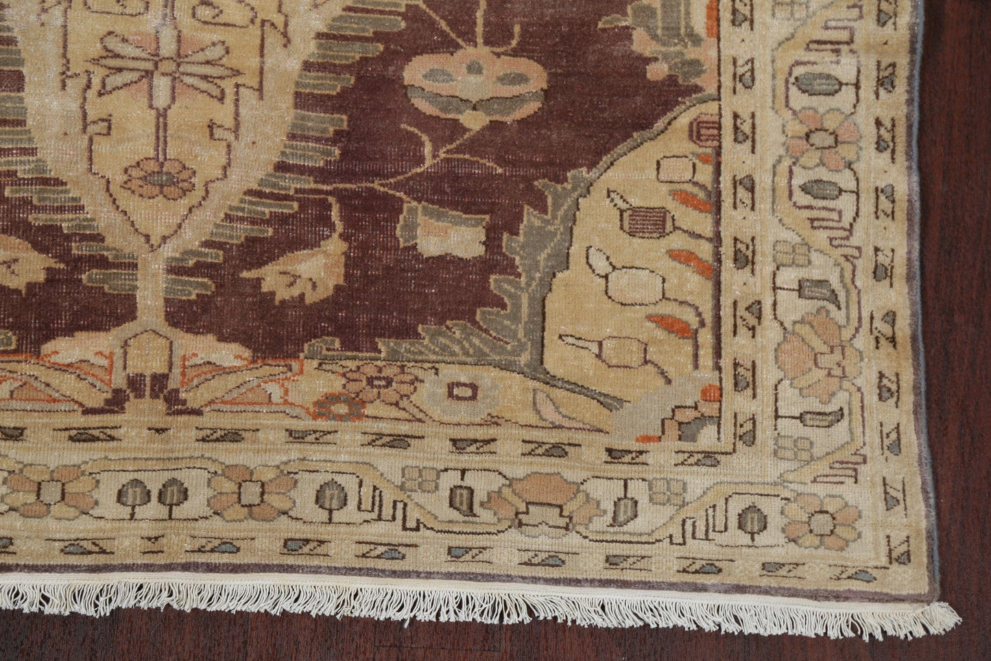 Vegetable Dye Oushak Egyptian Area Rug 5x8