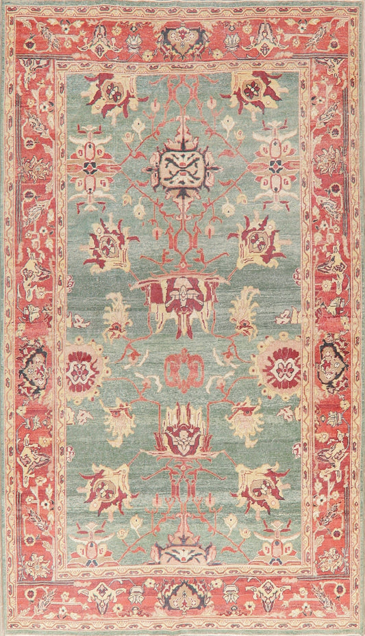 Vegetable Dye Oushak Egyptian Area Rug 6x9