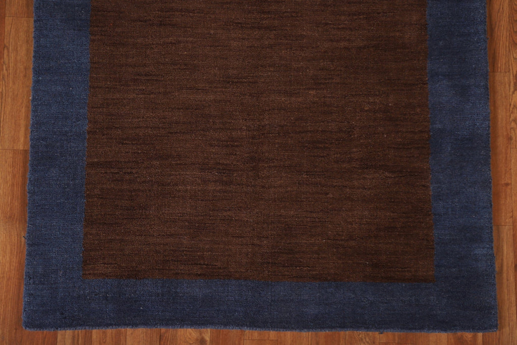 Modern Gabbeh Oriental Area Rug 4x6