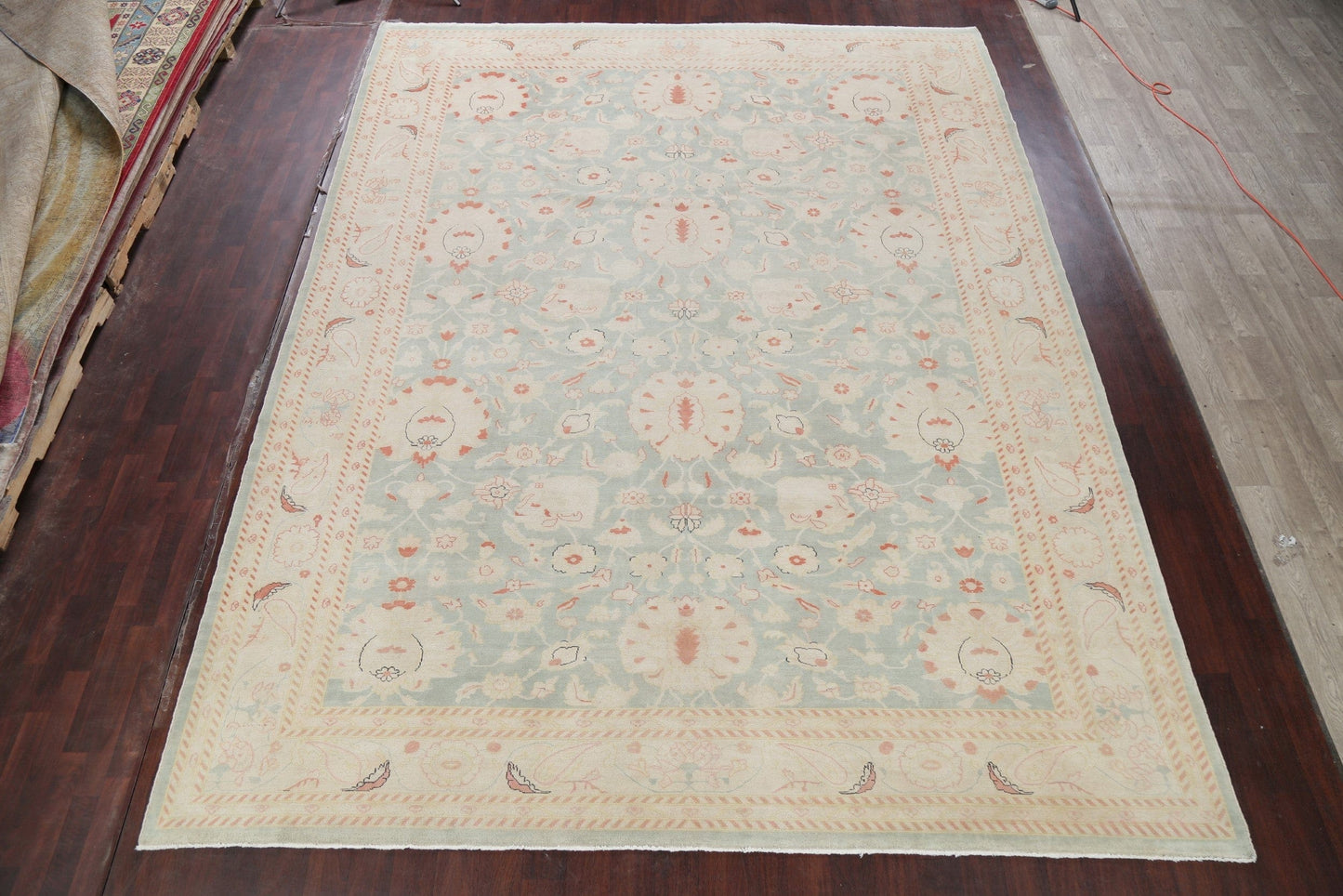 Vegetable Dye Oushak Turkish Area Rug 10x14