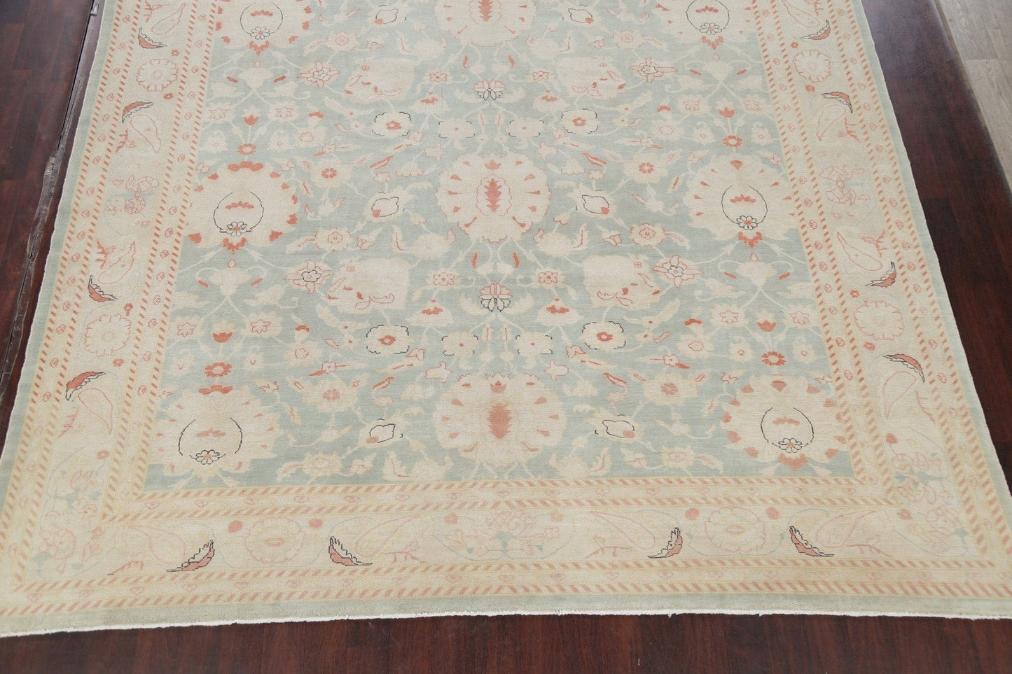 Vegetable Dye Oushak Turkish Area Rug 10x14