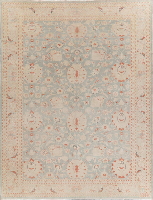 Vegetable Dye Oushak Turkish Area Rug 10x14