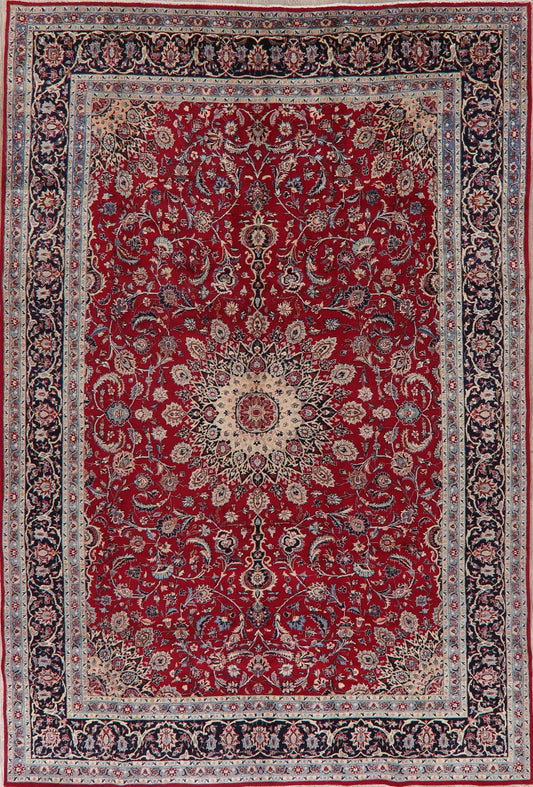 Floral Red Kashmar Persian Area Rug 8x12