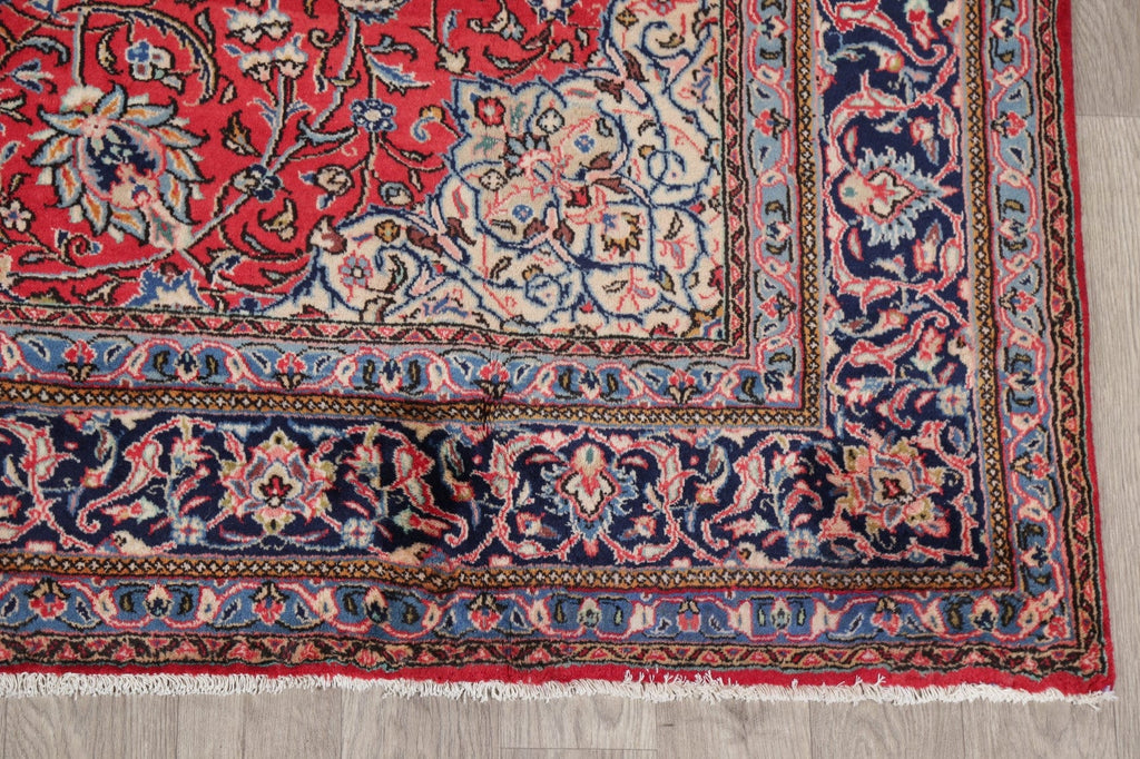 Floral Red Sarouk Persian Area Rug 7x11