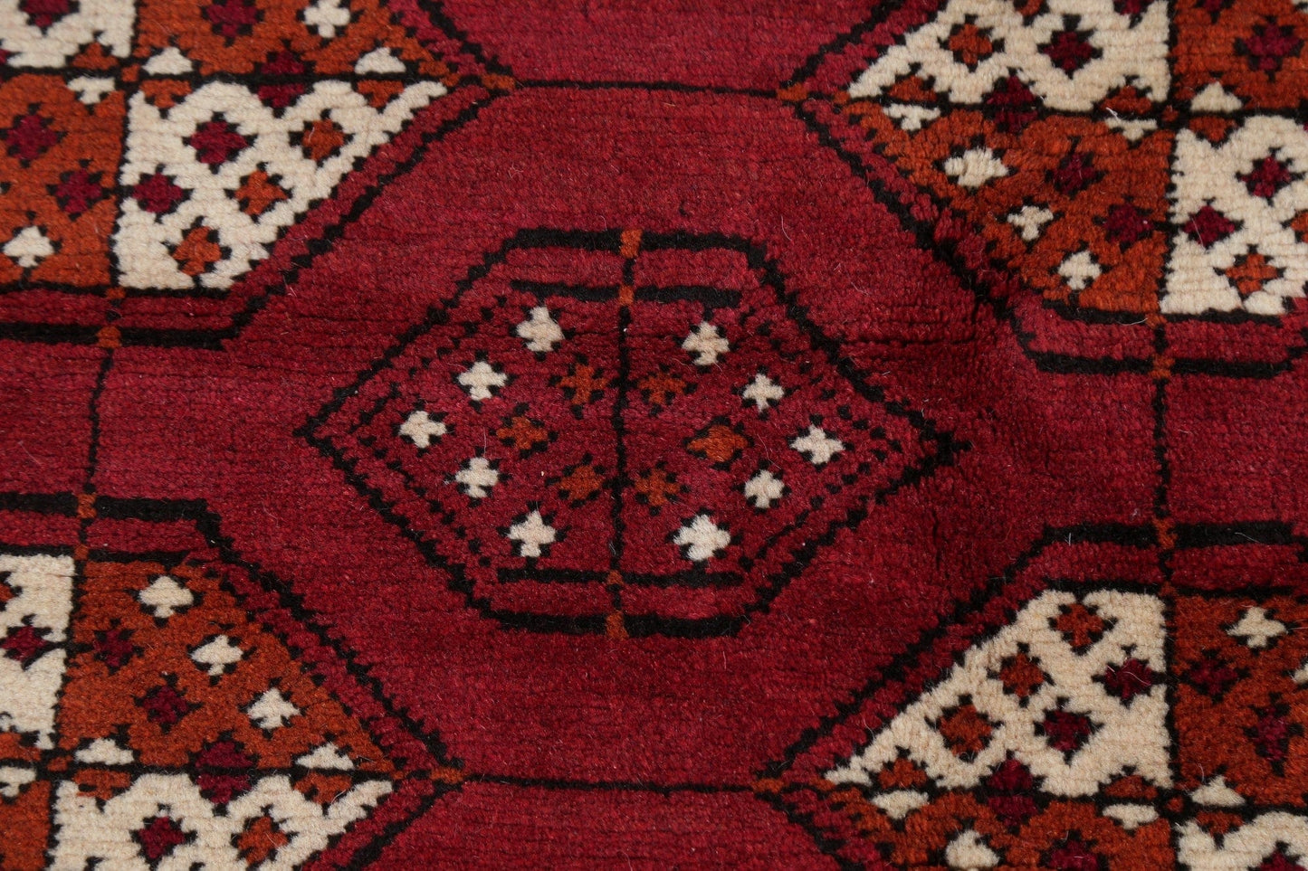 Geometric Red Balouch Oriental Area Rug 7x9