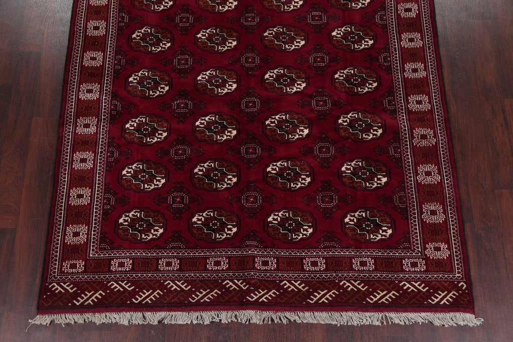 Geometric Red Balouch Oriental Area Rug 7x10