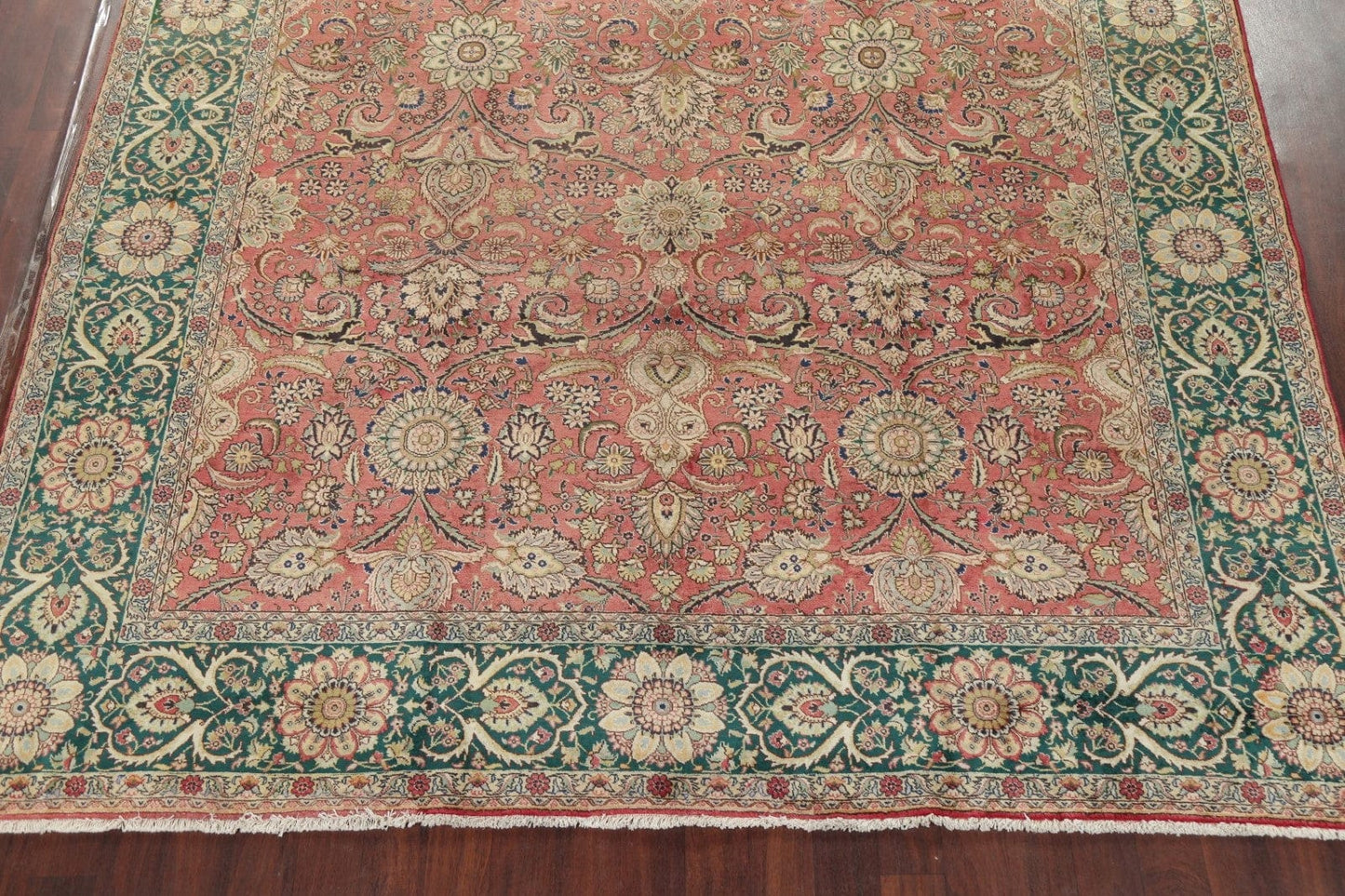 Antique Floral Tabriz Persian Area Rug 10x13