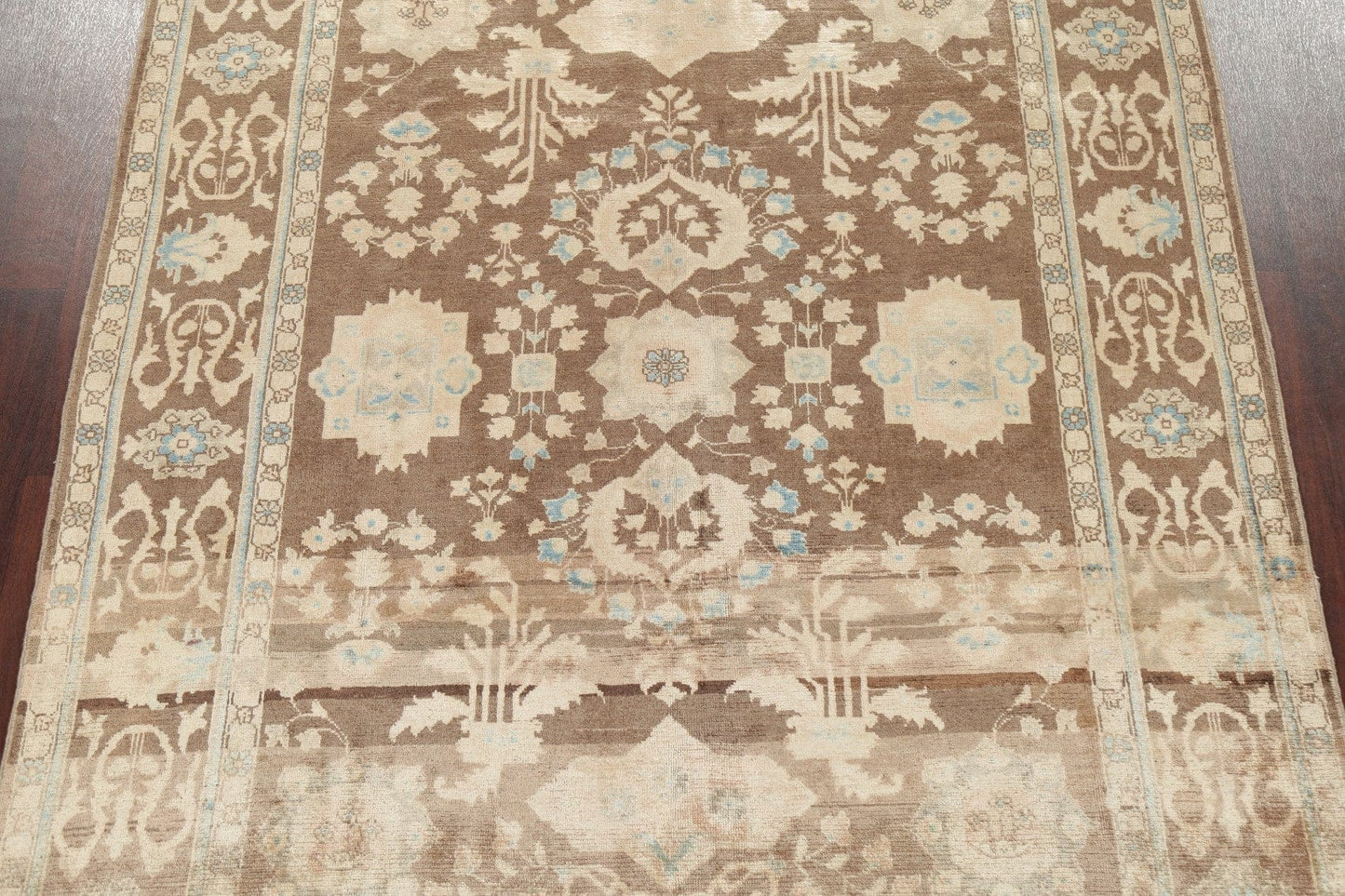 Antique Look Muted Floral Sultanabad Persian Area Rug 7x10