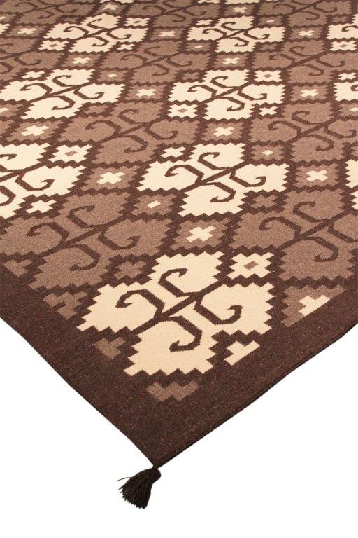 Navajo Collection Hand-Woven Wool Area Rug- 9' 1" X 11' 9"