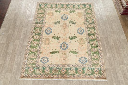 Floral Sarouk Persian Area Rug 7x10