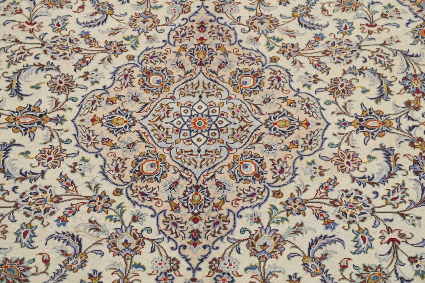 Vintage Floral Kashan Persian Area Rug 8x11