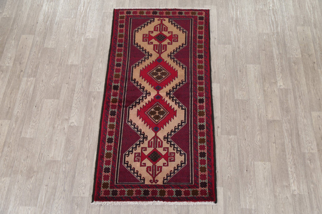 Geometric Balouch Oriental Area Rug 4x7