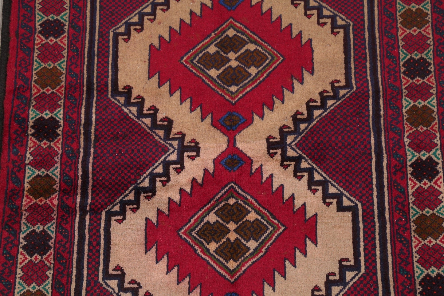 Geometric Balouch Oriental Area Rug 4x7