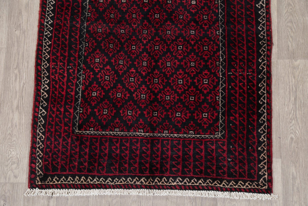 All-Over Geometric Balouch Oriental Area Rug 4x6